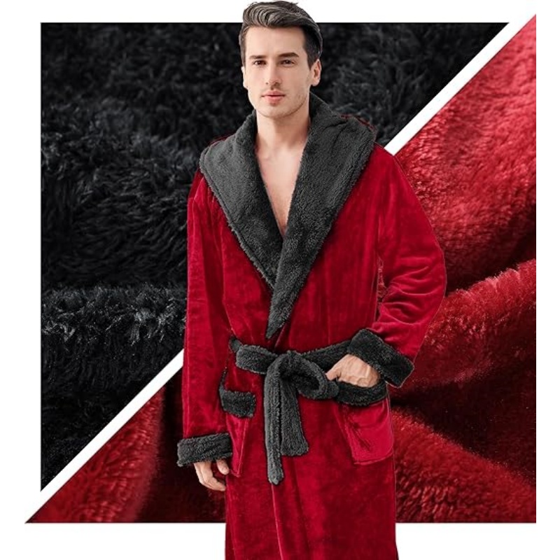 Mens Hooded Robe