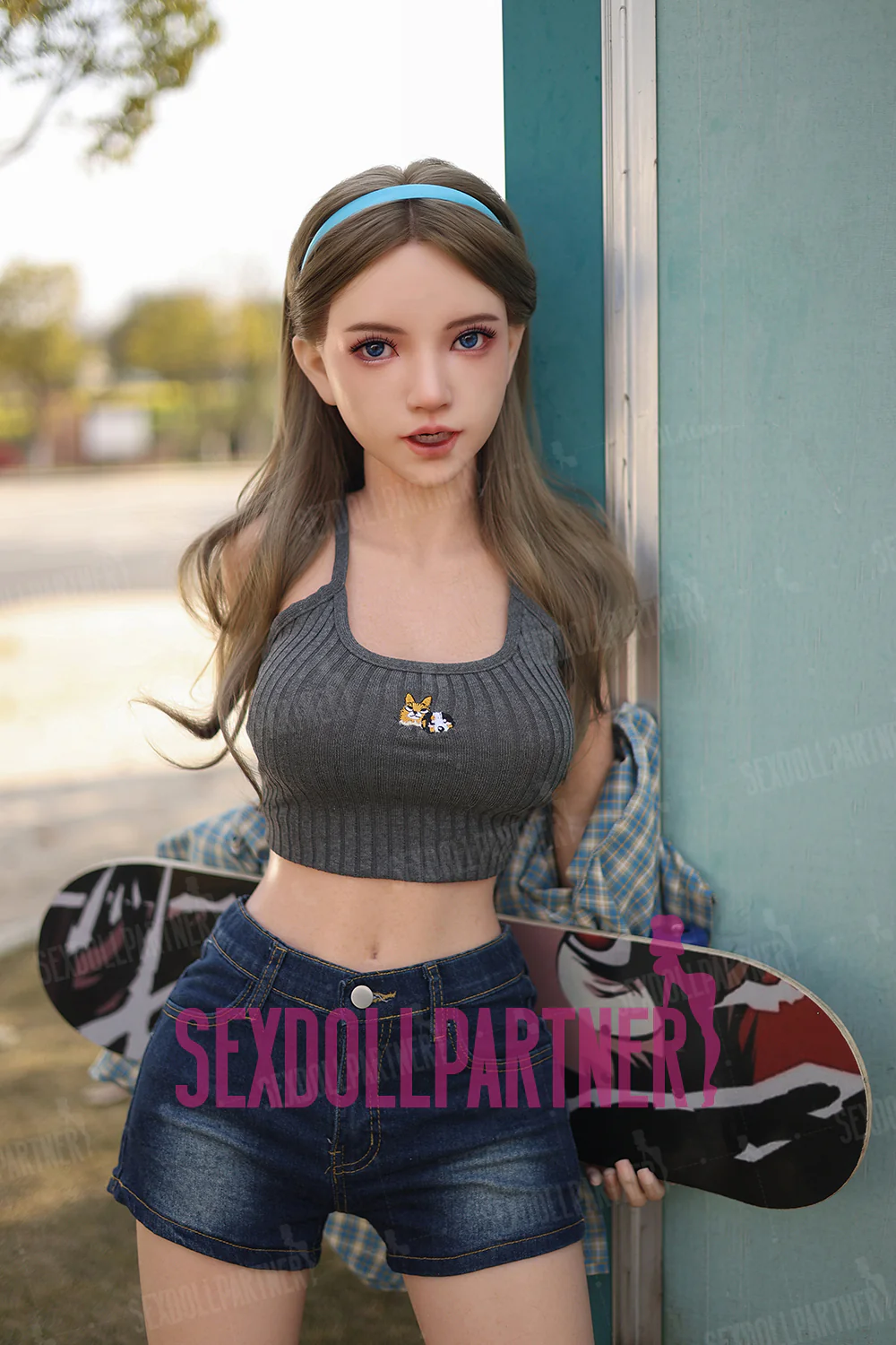 US Stock - Tindra 4.92ft/ 150cm #K171 ROS Head Full Silicone Medium Boobs Cute Real-looking Blowjob Sex Doll