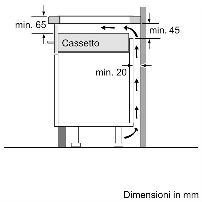 BOSCH - Piano cottura induzione PVS61RBB5E 59,2 cm-Nero