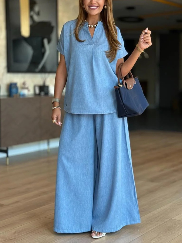 🌲🔥 Loose Linen Casual Set