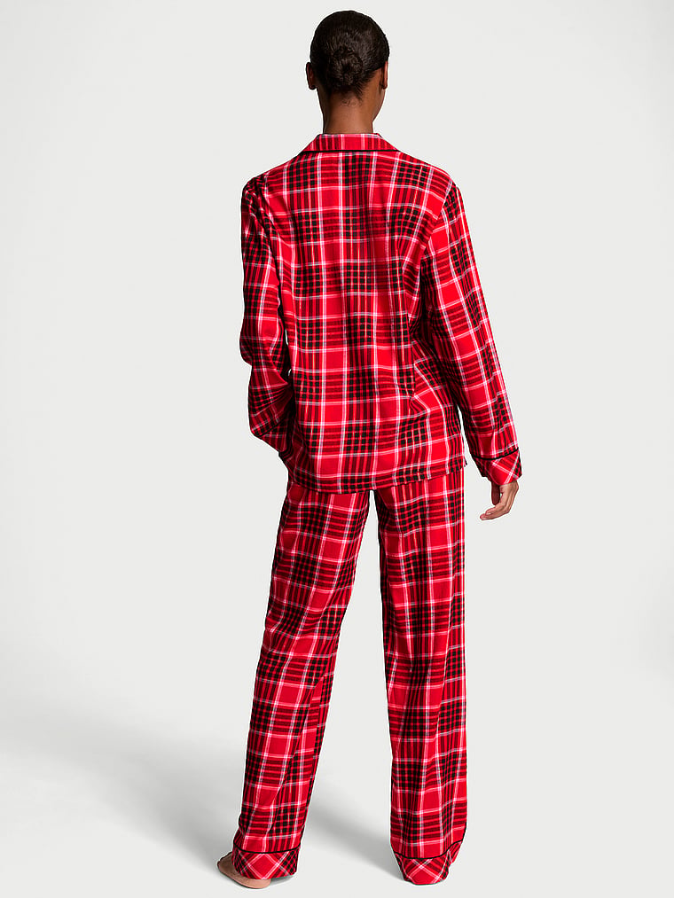 Victoria's Secret Flannel Long Pajama Set