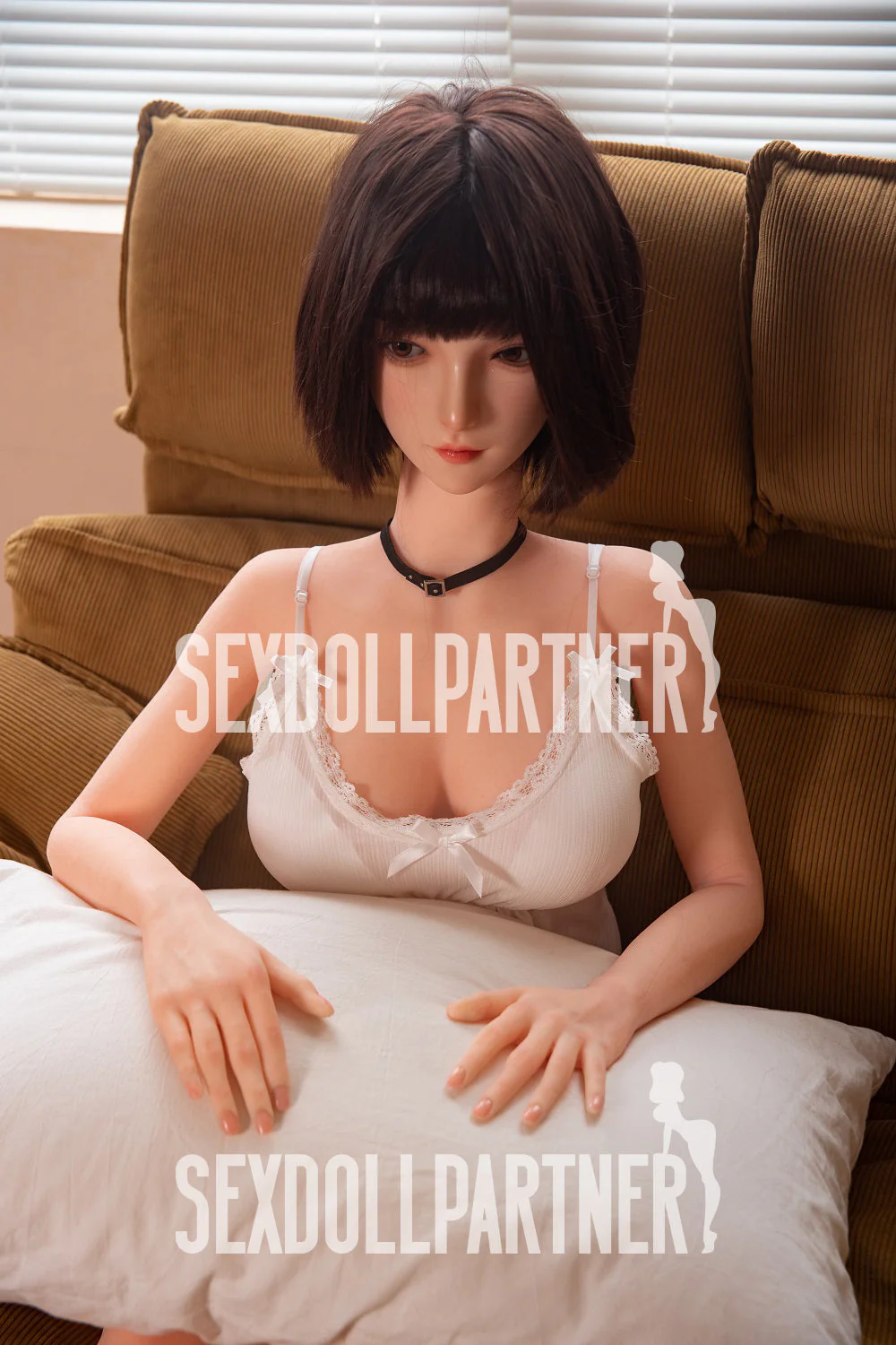US Stock - RIDMII Momo 5ft34/ 163cm Unique Design App-Controlled Silicone Head + TPE Full Body Body Asian Sex Doll