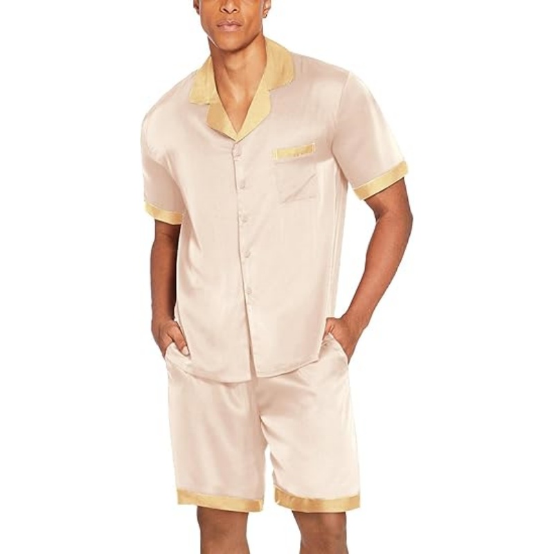Men Satin Silk Pajamas