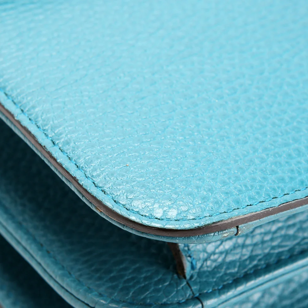 510303 Interlocking GG Shoulder Turquoise