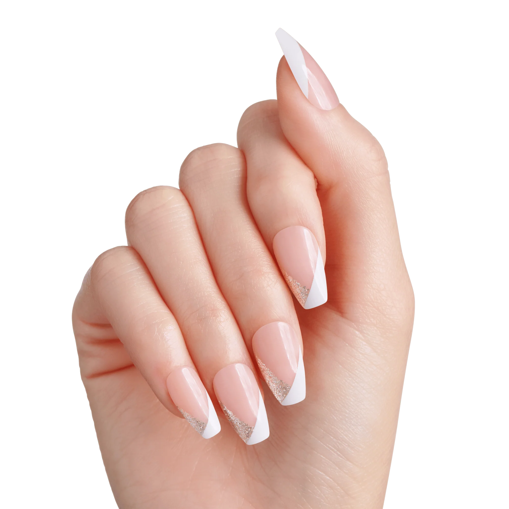 KISS My Perfect French Press On Glue Nails - 4EVER