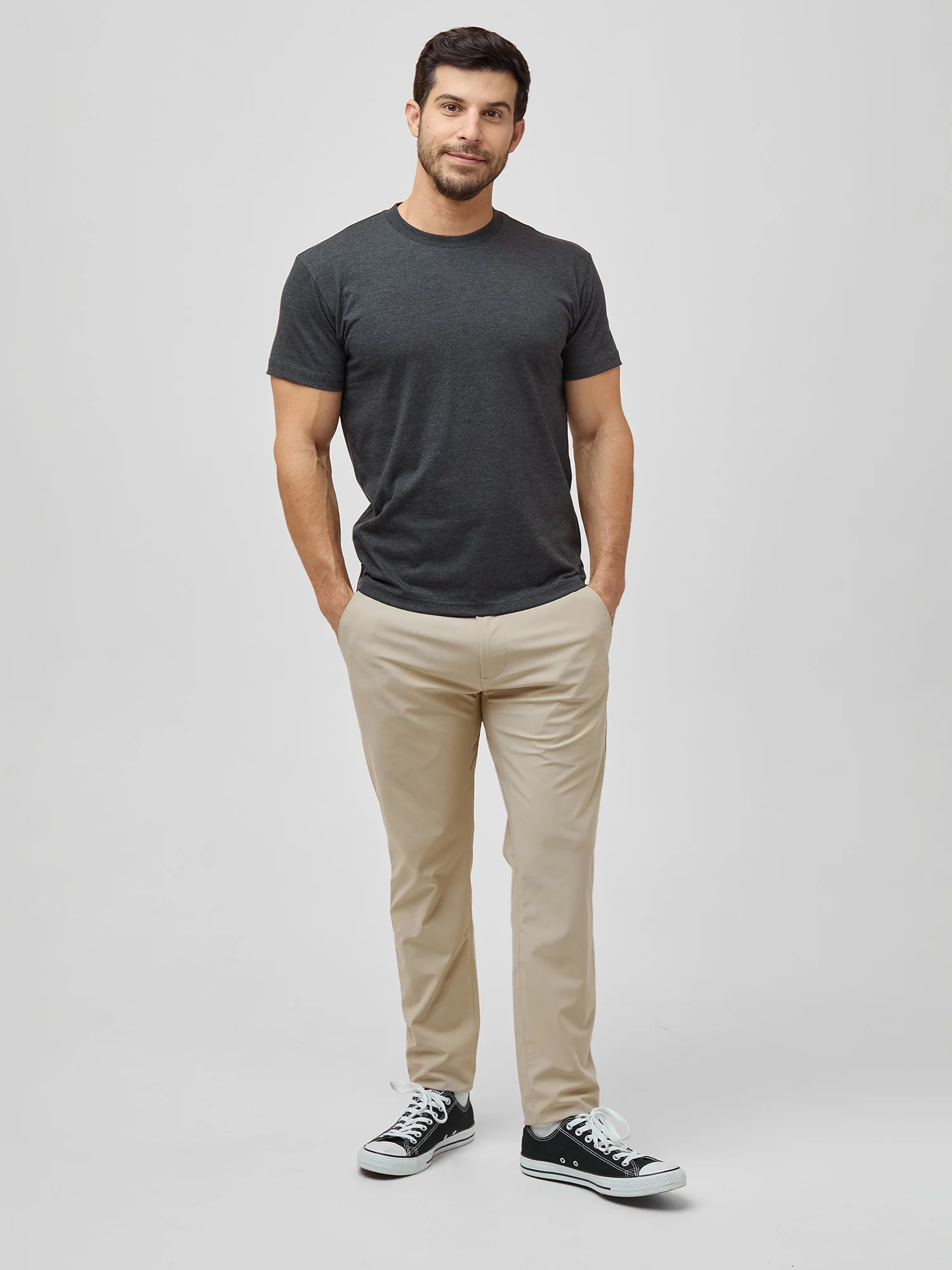 Charcoal Crew Neck
