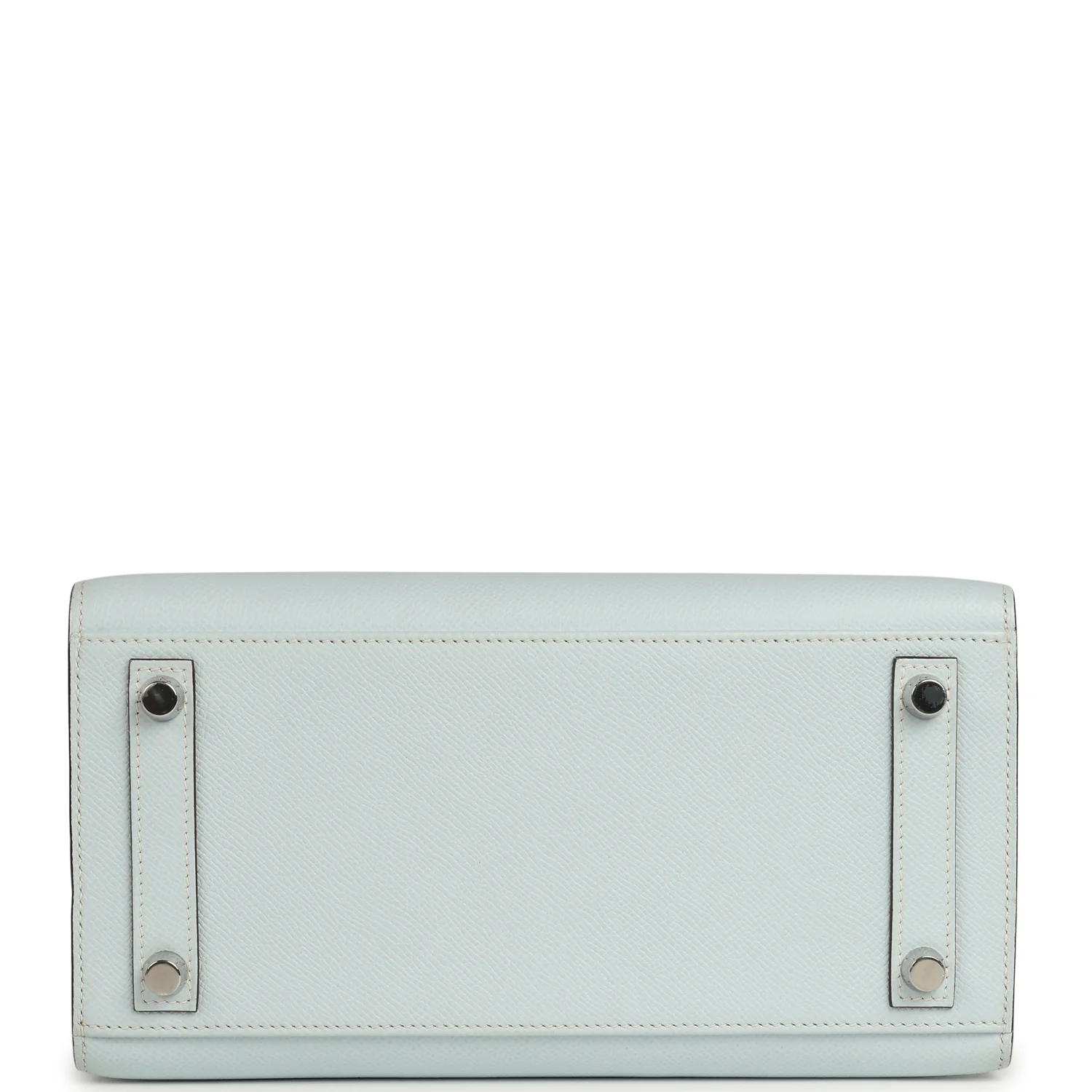 Hermes Birkin Sellier 25 Bleu Brume Epsom Palladium Hardware