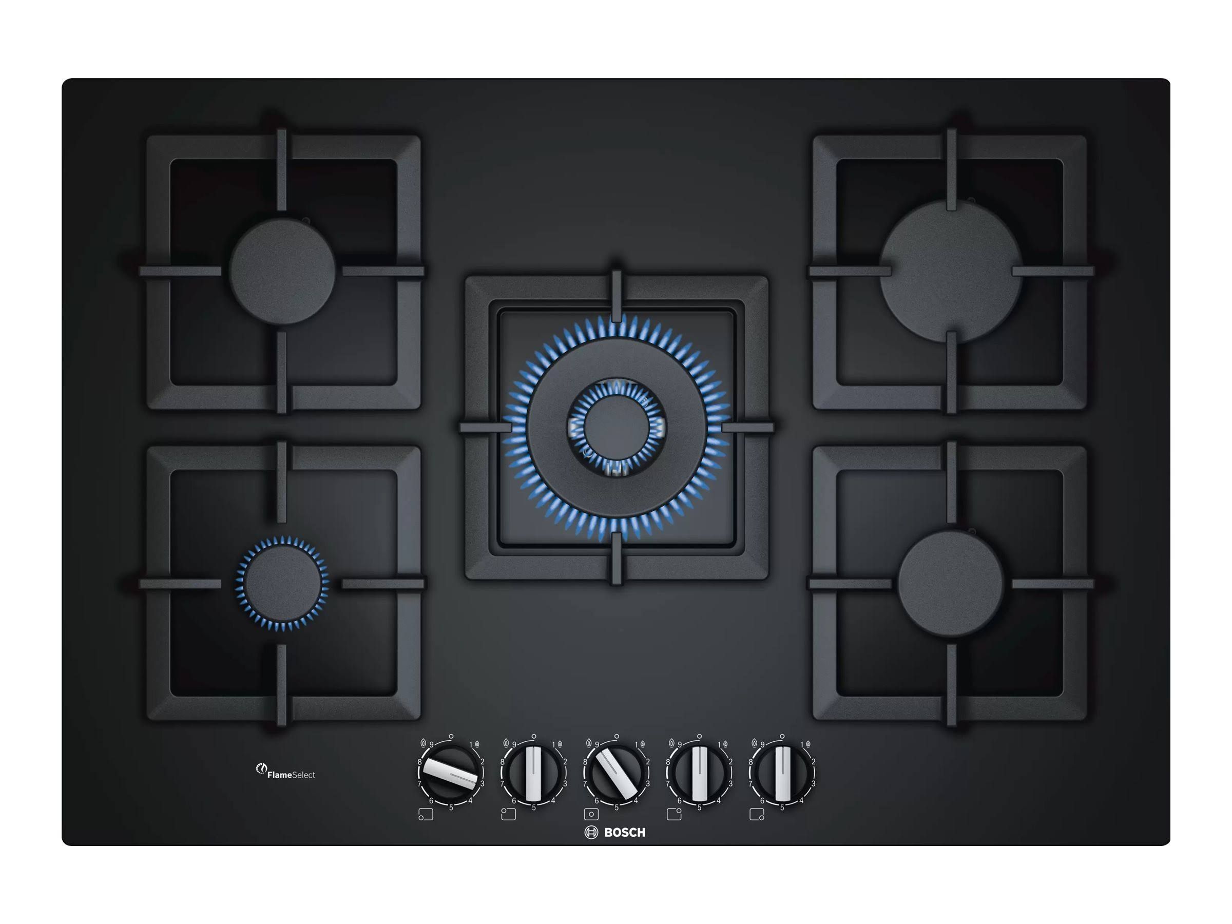 Bosch PPQ7A6B20 Serie 6 Piano cottura a Gas cm 75 Filotop Semifilo