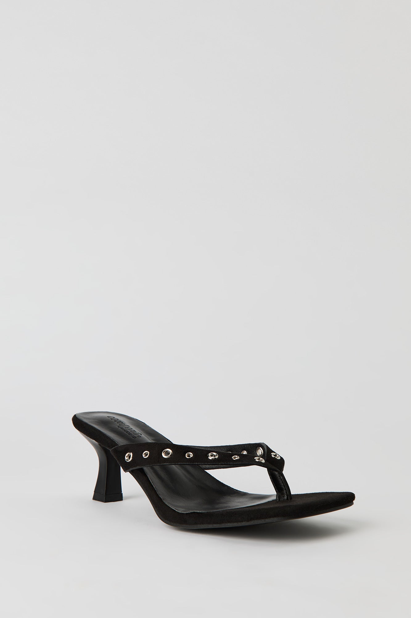 Kitten Heel Thong Sandal