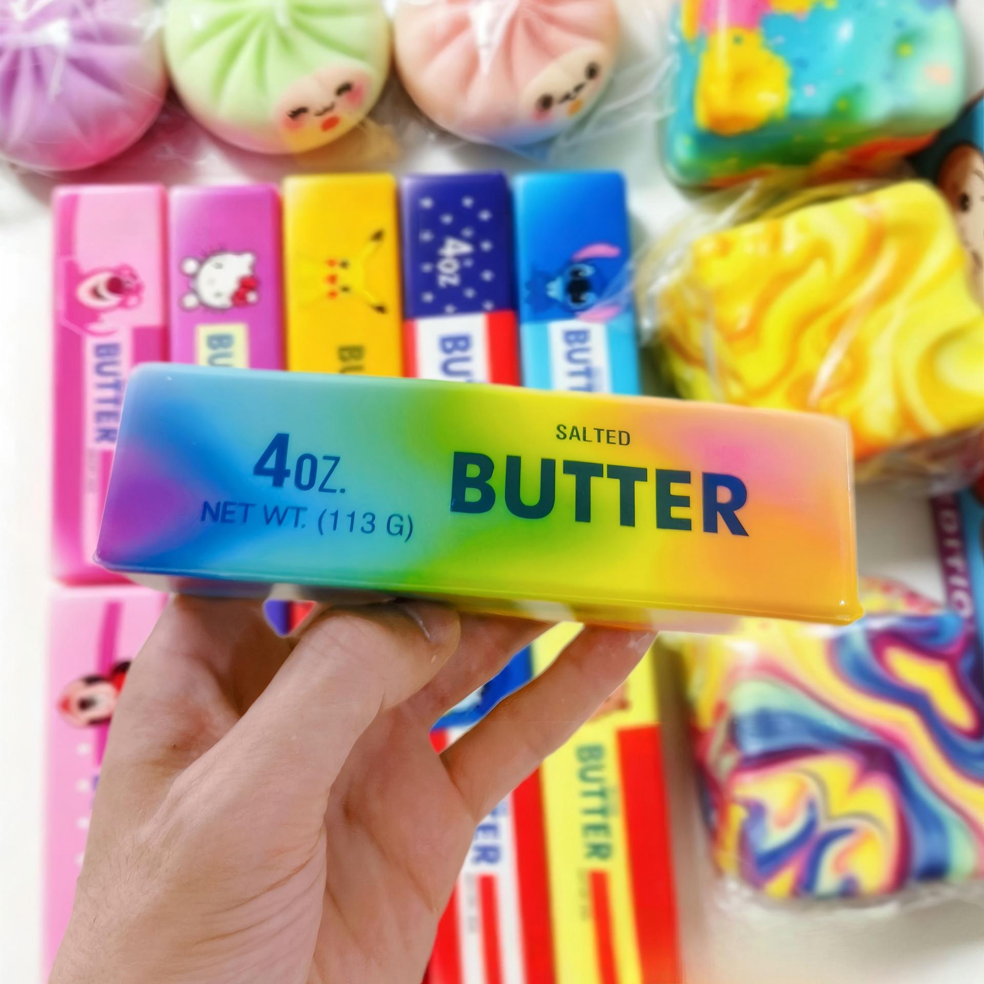 Butter Bar Slow Rising Squishy | Soft Stress Relief Fidget Toy