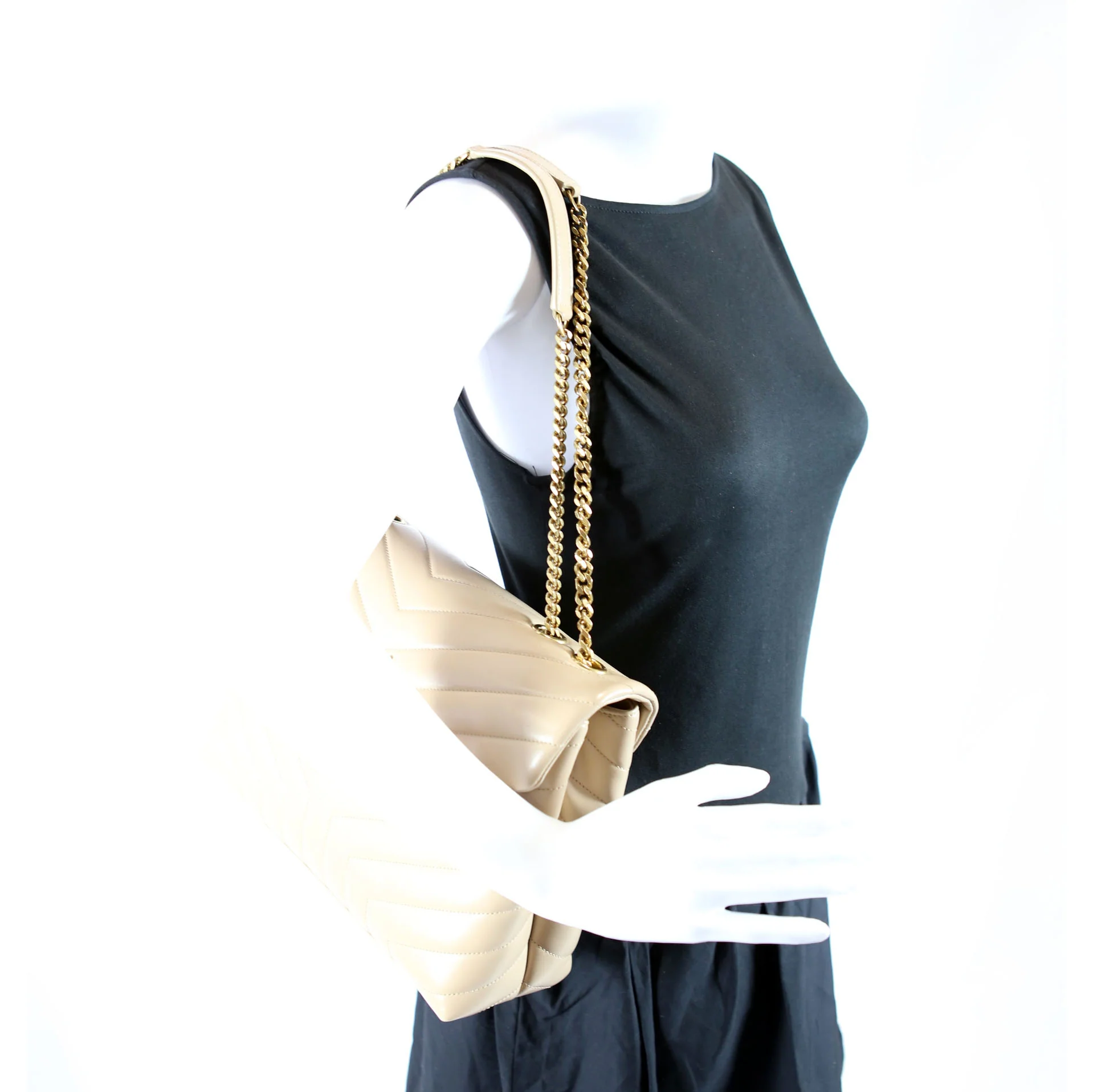 LouLou Medium Quilted Tan