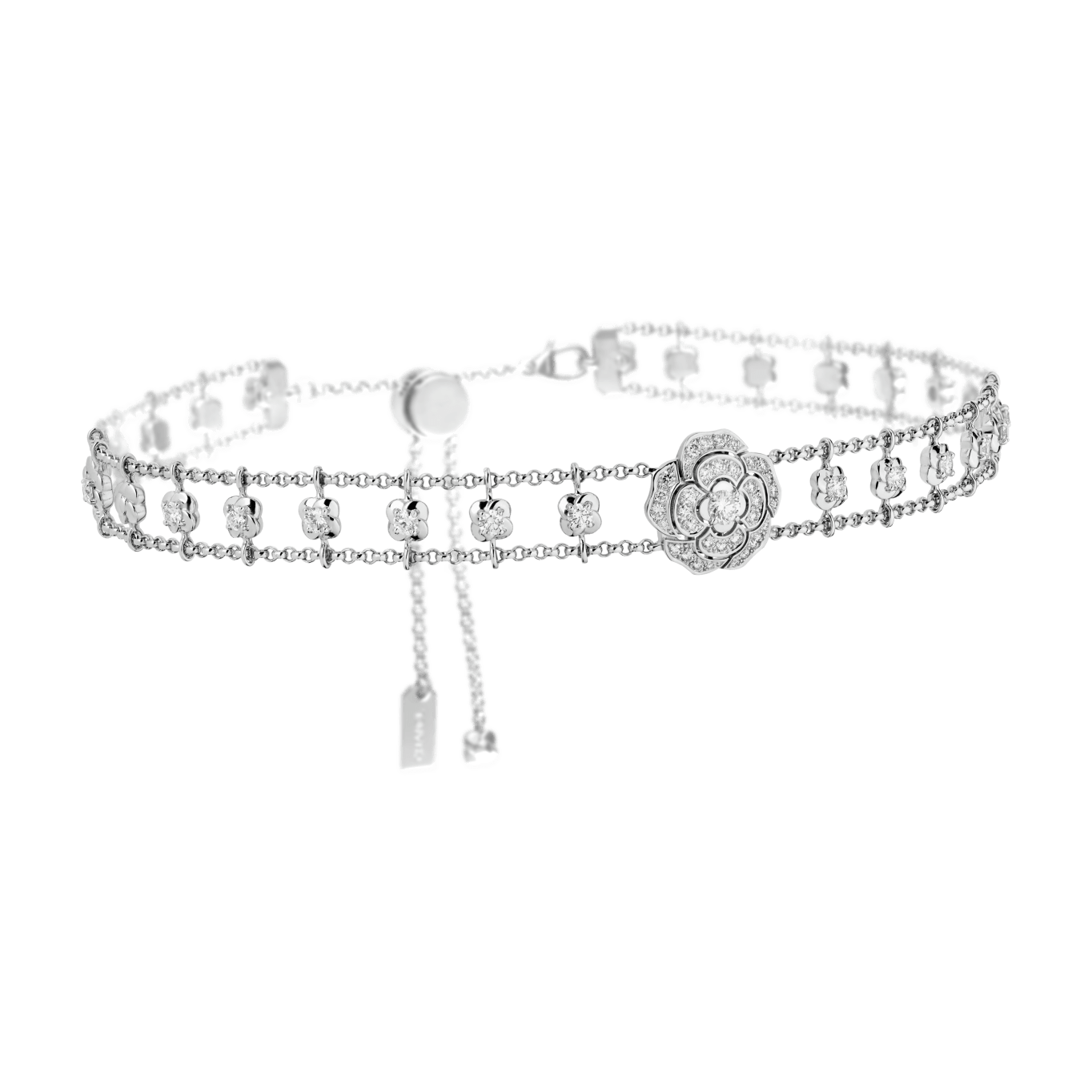 Bouton de Camélia supple choker
