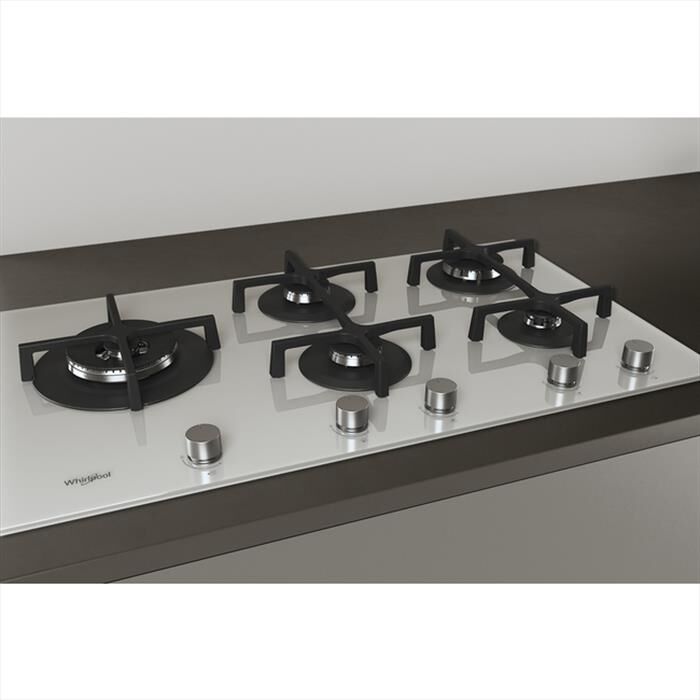 WHIRLPOOL - Piano cottura a gas ELEMENTS GOA 9523/WH 86cm-Bianco
