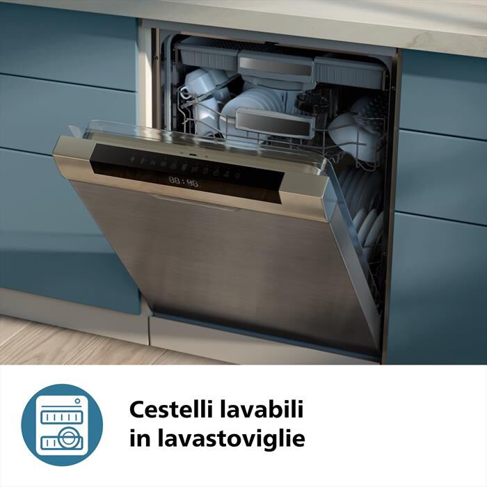 PHILIPS - Friggitrice AIRFRYER SERIE 3000 DA 9L NA352/00-Nero/Oro