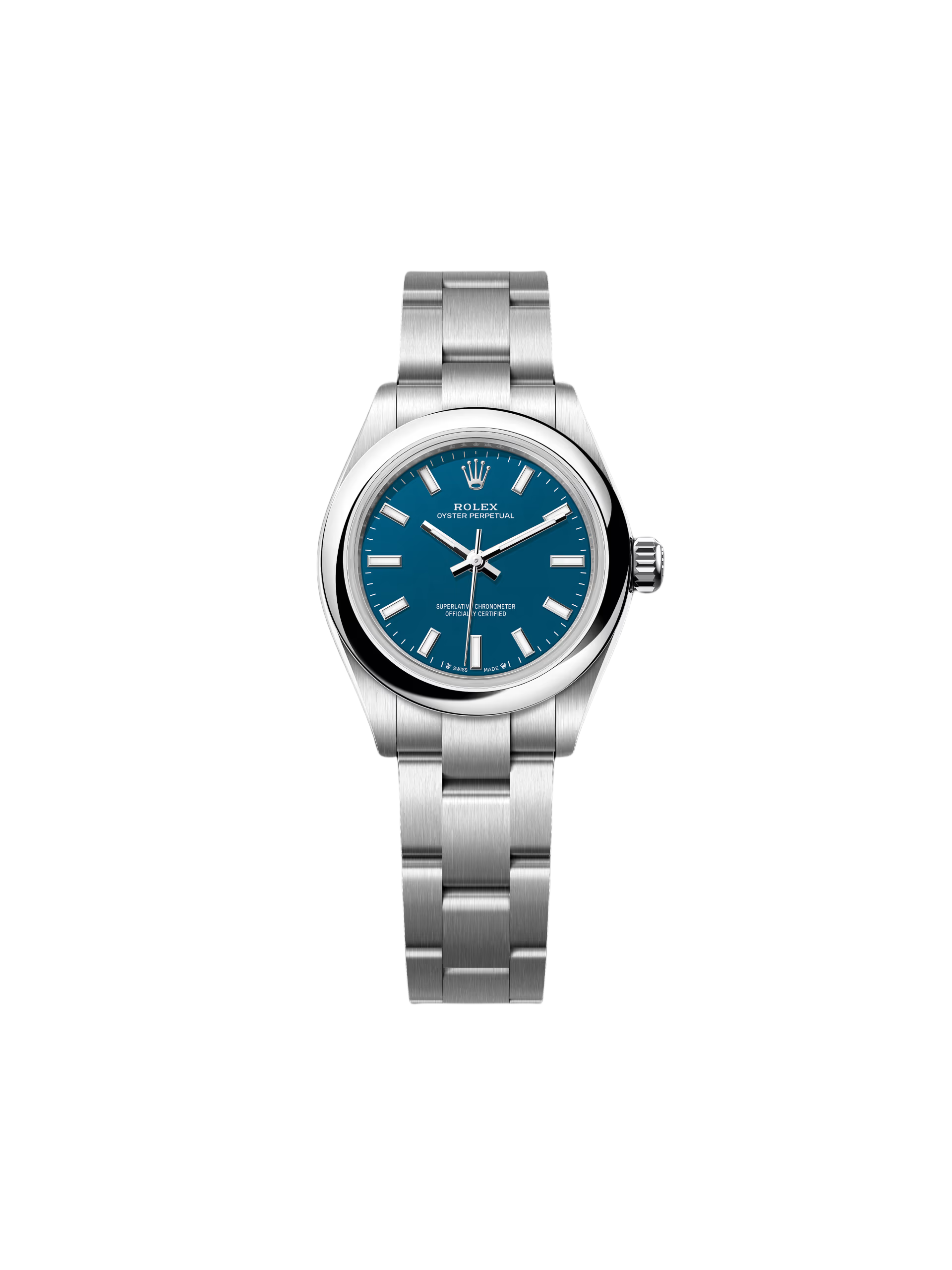 Rolex Oyster Perpetual 28mm 276200-0011 Green Dial Oyster Bracelet Watch