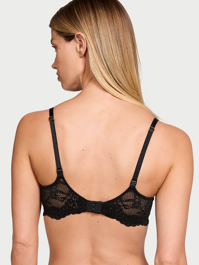 Dream Angels Wicked Unlined Lace Balconette Bra Lace