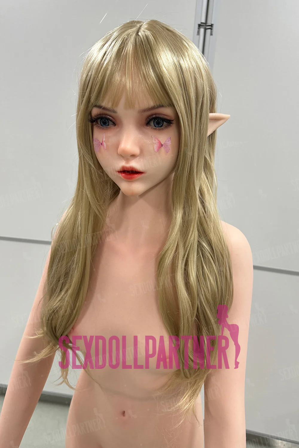 US Stock - Hazel 4.92ft/ 150cm #M8 Head Flat-chested Lovely ELF Real-life Blowjob Hentai Sex Doll