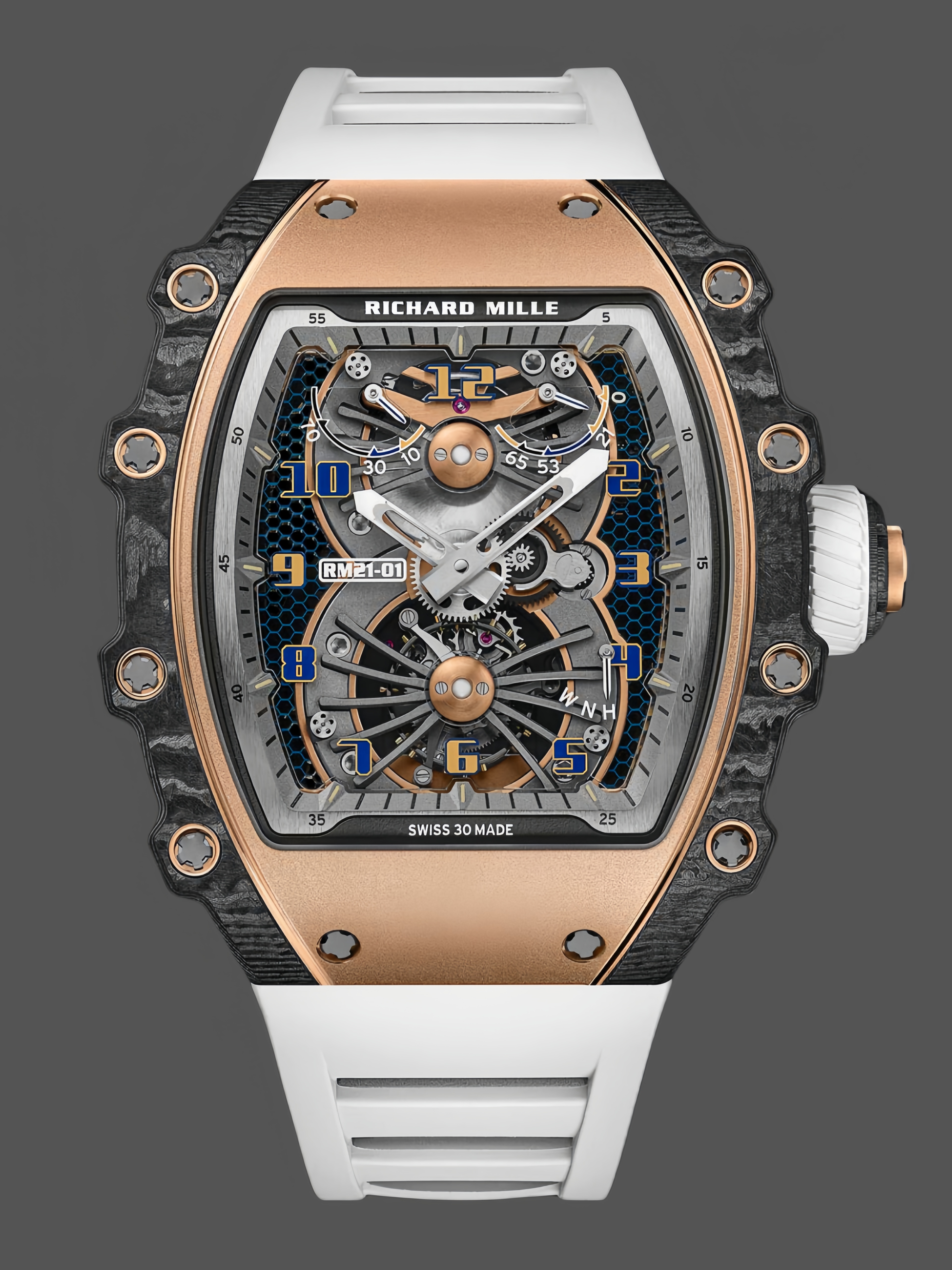 【7A Quality】Richard Mille RM 21-01 Tourbillon Aerodyne Revolution Watch
