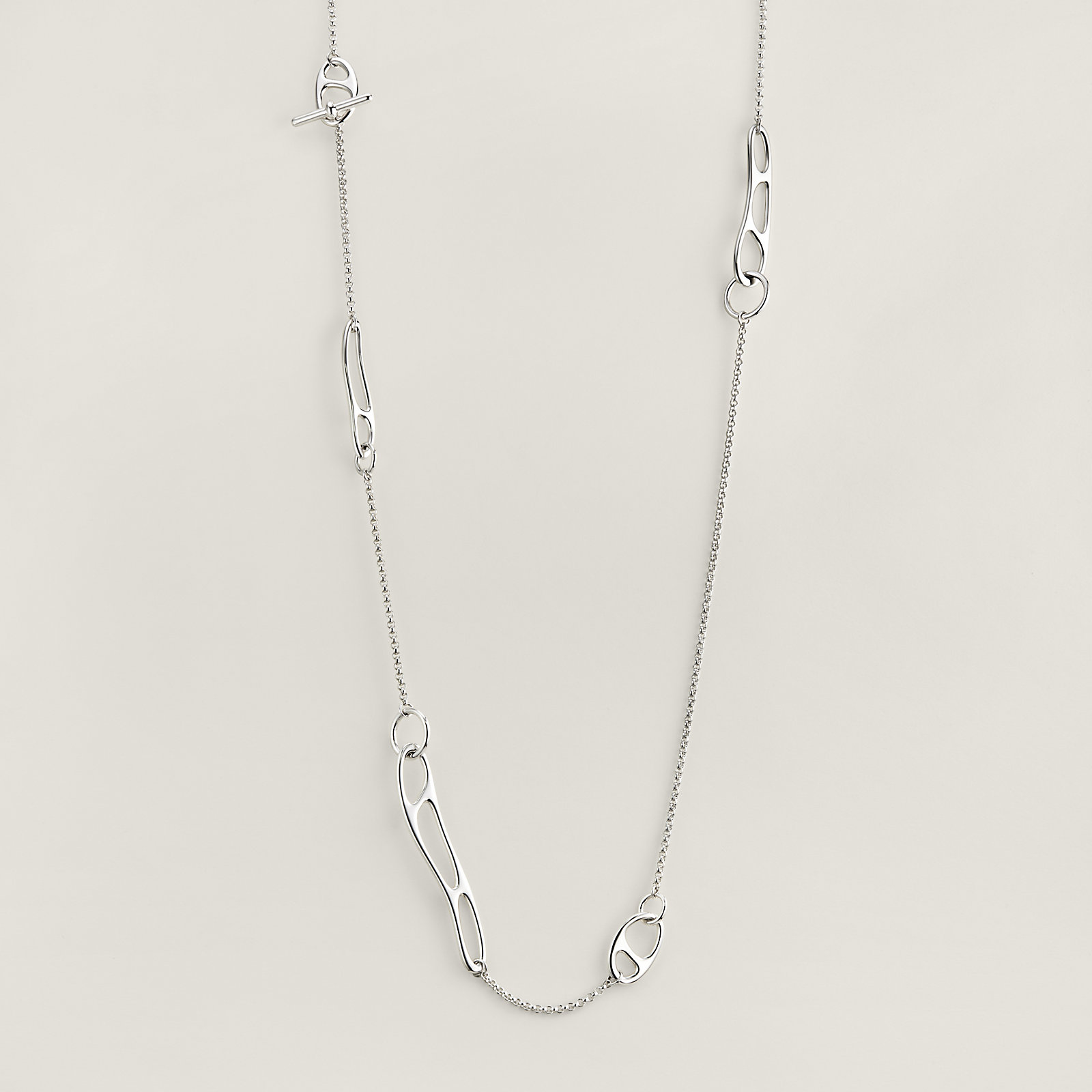 Chaine d'ancre Punk long necklace