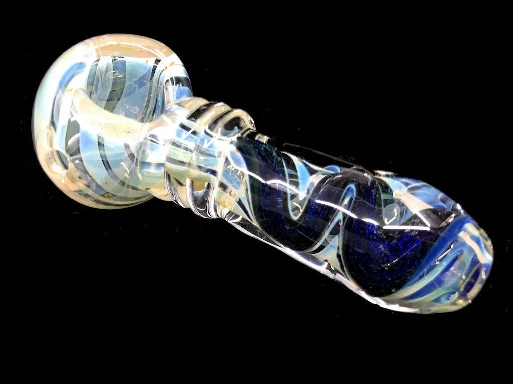 Dichroic Silver Pipe