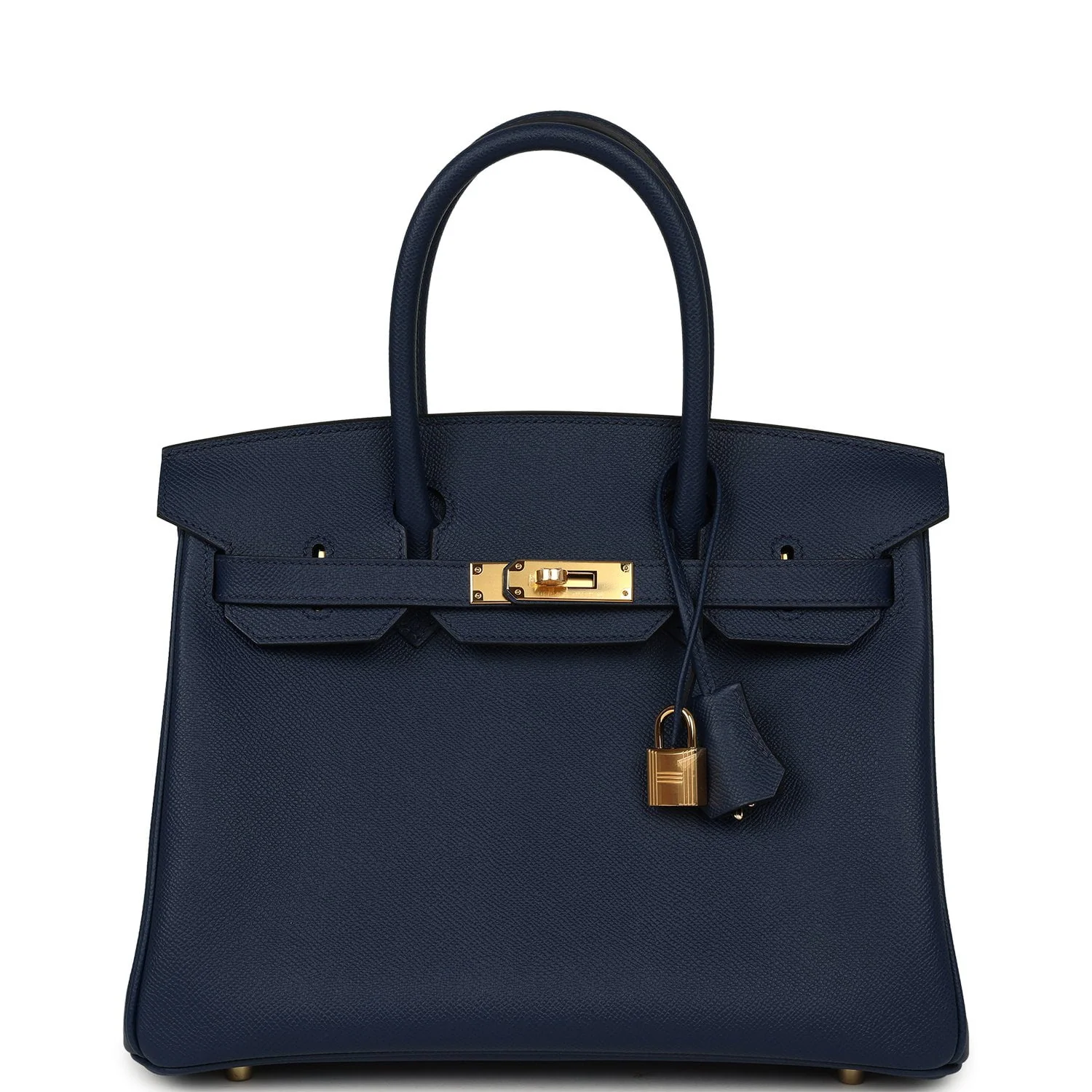 HERMÈS Birkin 30 Bleu Navy Epsom Gold Hardware