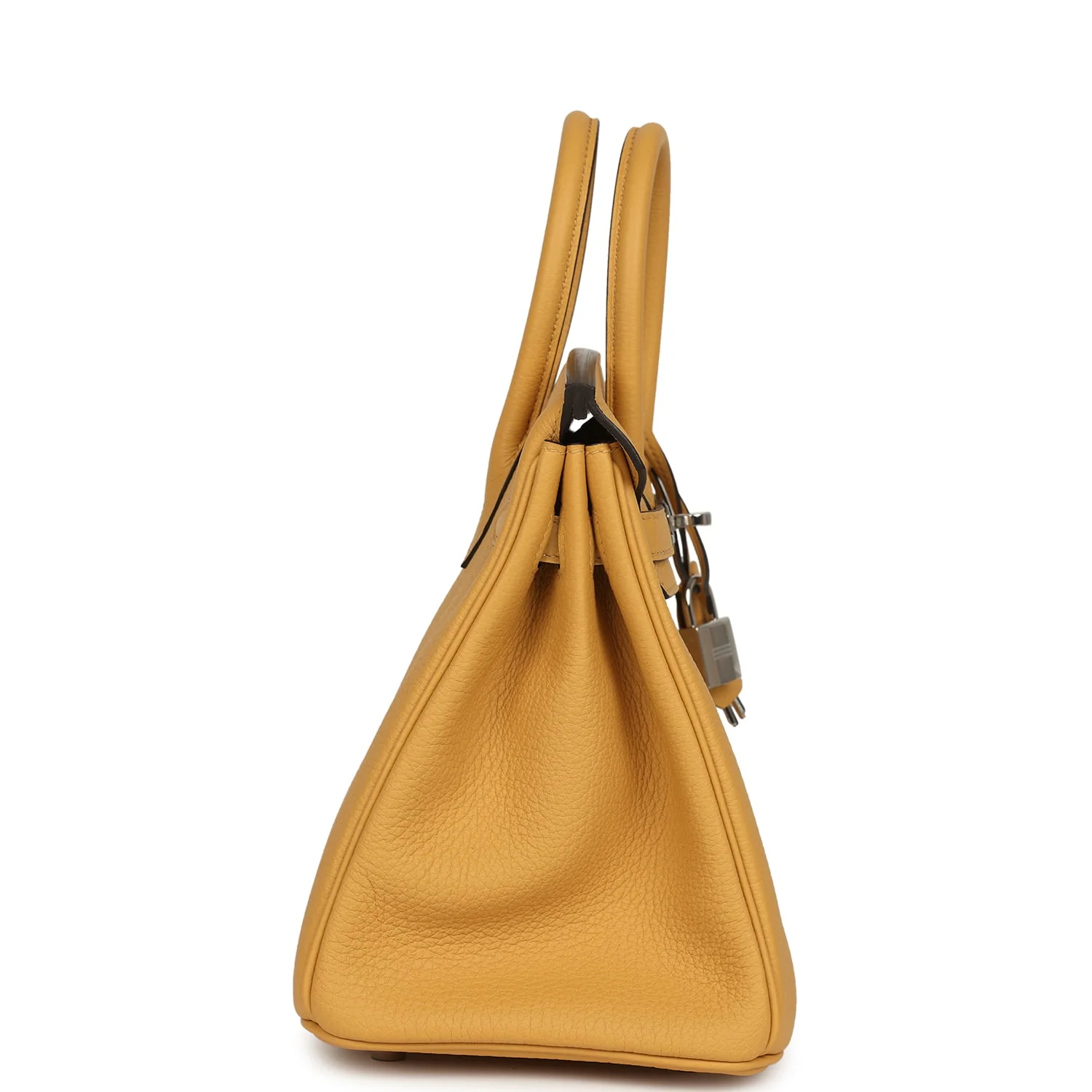 Hermes Birkin 25 Paille Togo Palladium Hardware