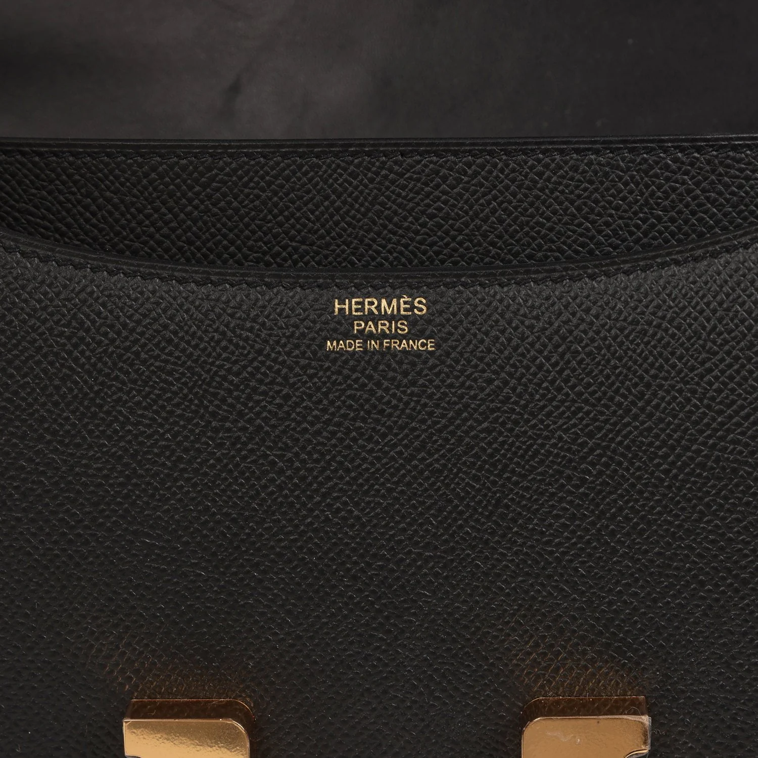 Hermes Constance 24 Black Epsom Gold Hardware