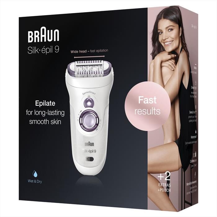 BRAUN - Silk-épil 9 9-700-Bianco/Viola