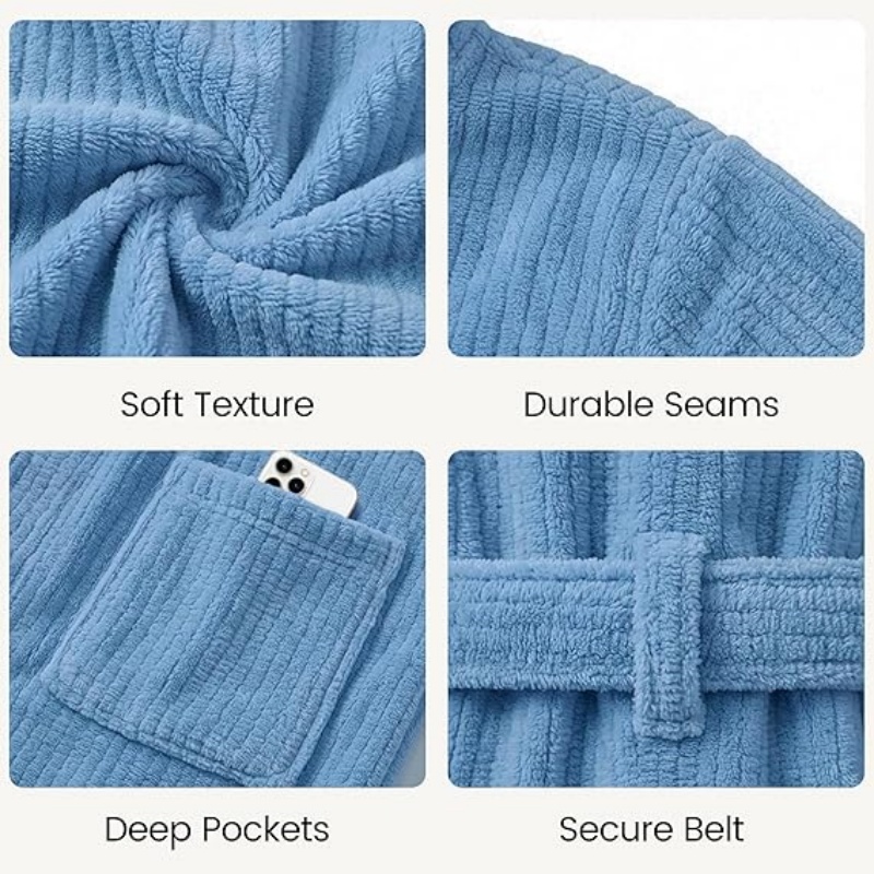 Men's Bathrobes with Hood