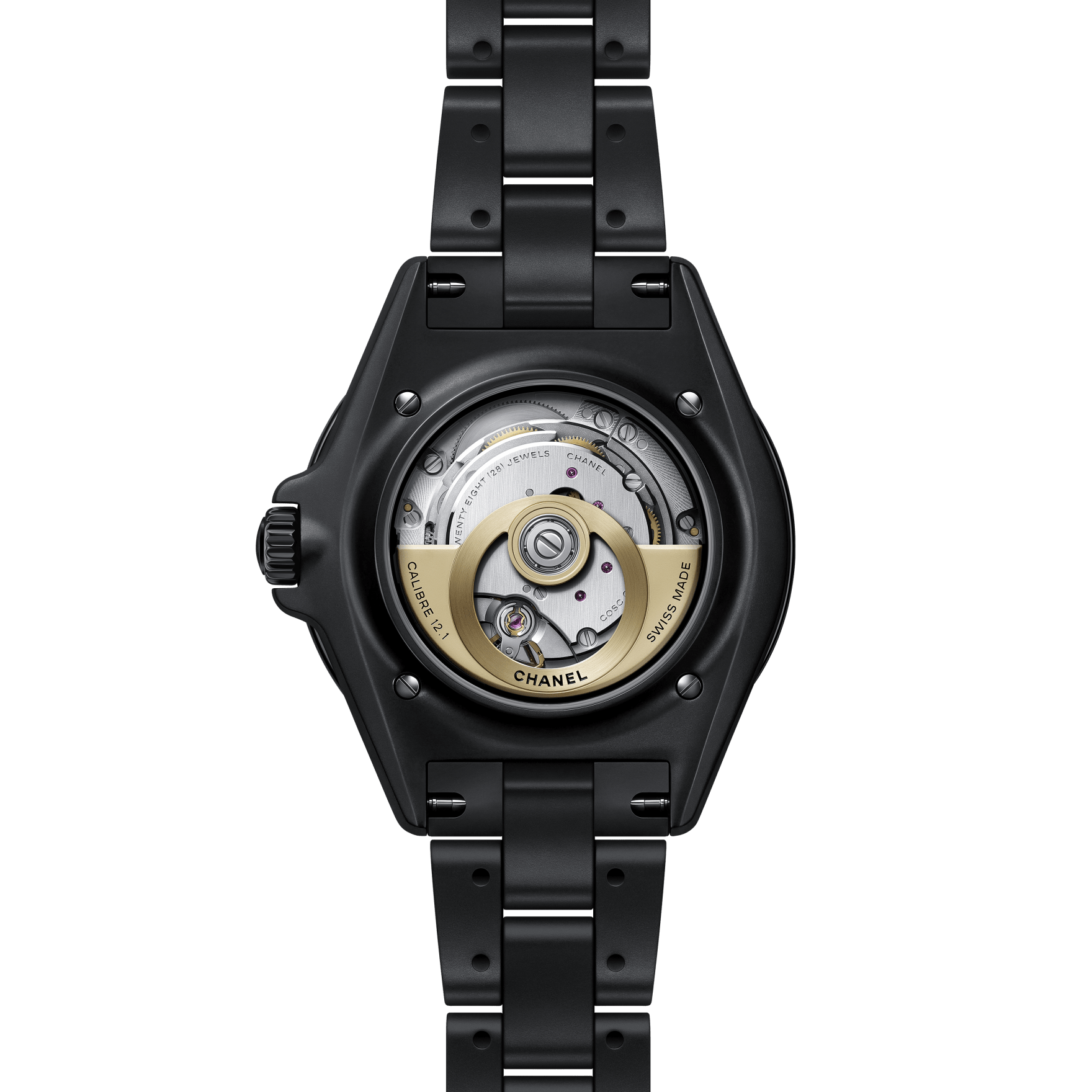 J12 GOLDEN BLACK Watch Caliber 12.1, 42 MM