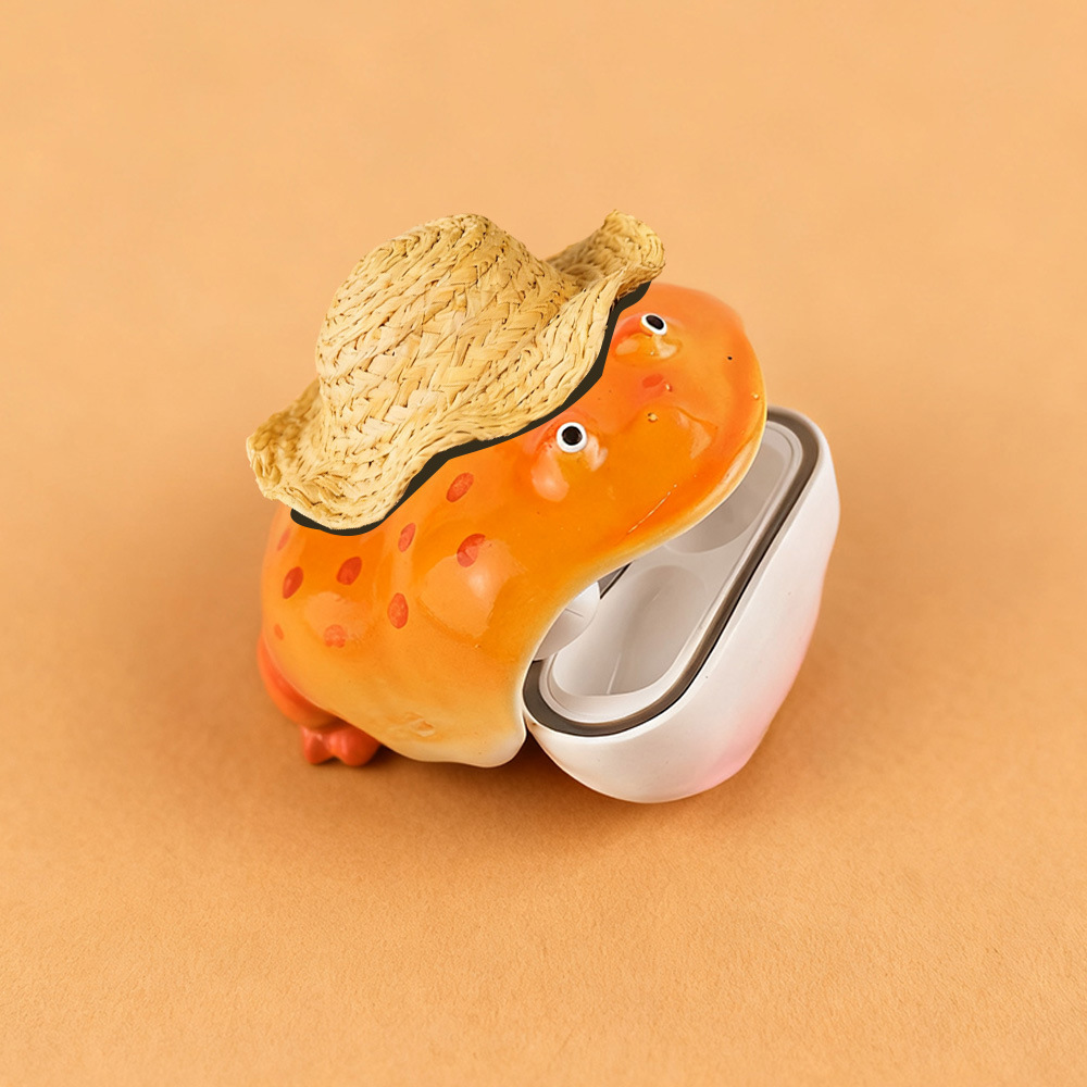 Ugly Frog Earphone Shell Bow Apple Airpods Pro2Pro3 Niche Design Protective Cover