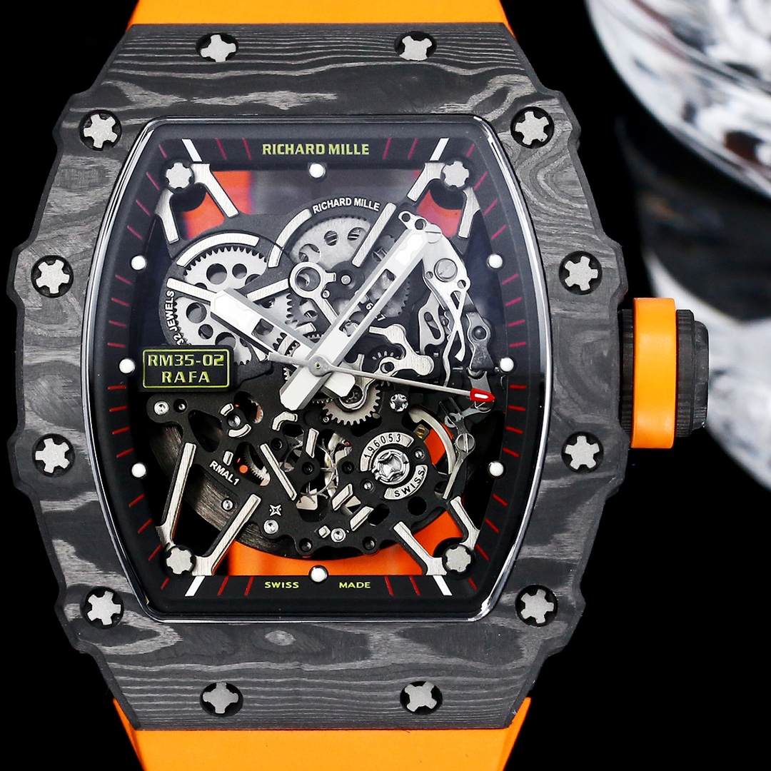 【7A Quality】Replica Richard Mille RM 35-02 Super Clone Watch with Carbon Case