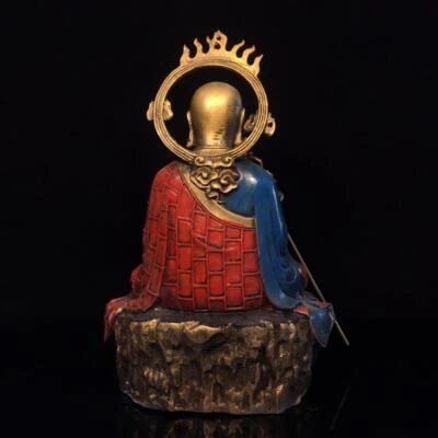 29CM  Old Chinese Bronze Statue Buddha Q849