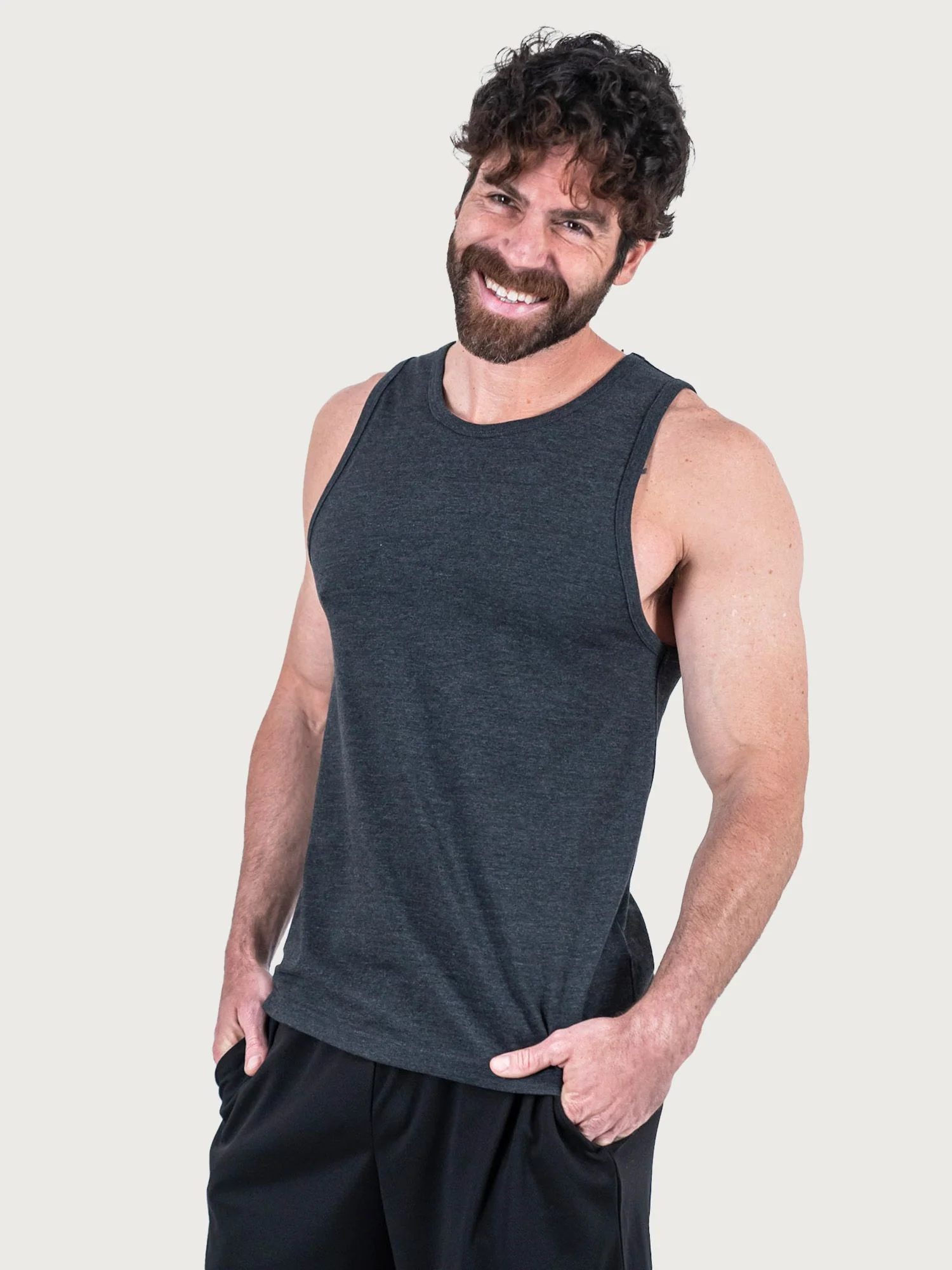 Charcoal Pacific Beach Tank Top FINAL SALE