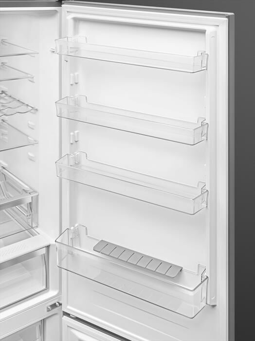 SMEG - Frigorifero combinato FC200XEU Classe E 331 lt-Inox