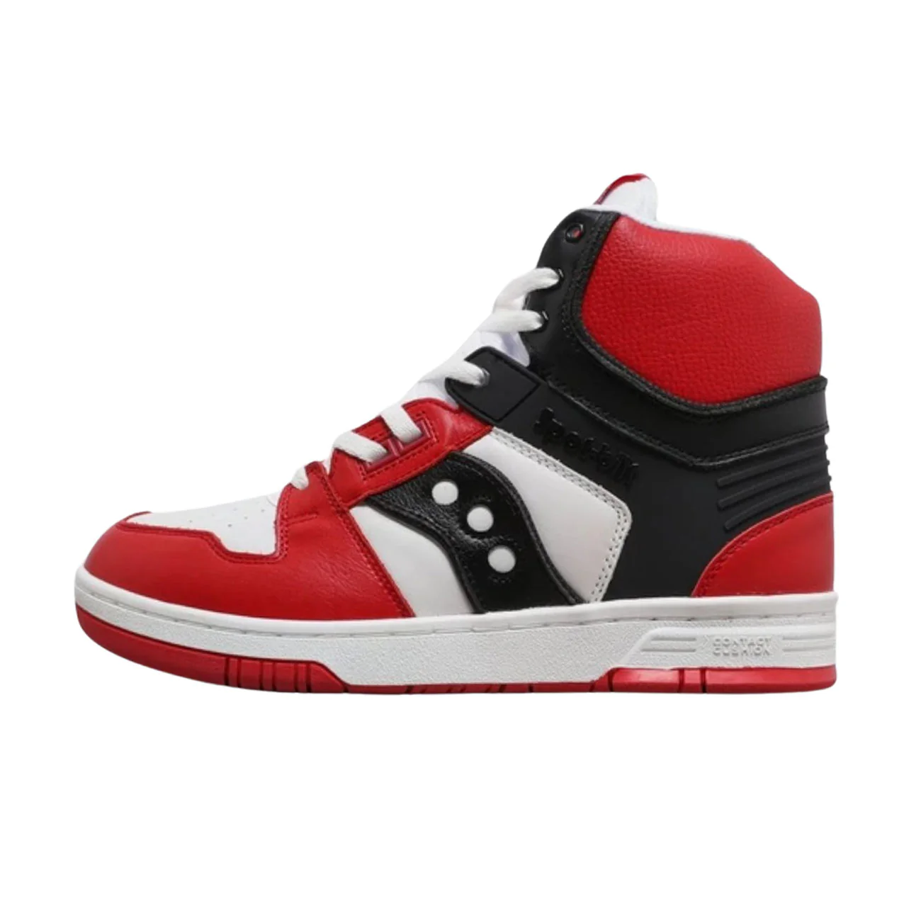 Saucony Beam X Sonic HI (White/Red) Spot bilt