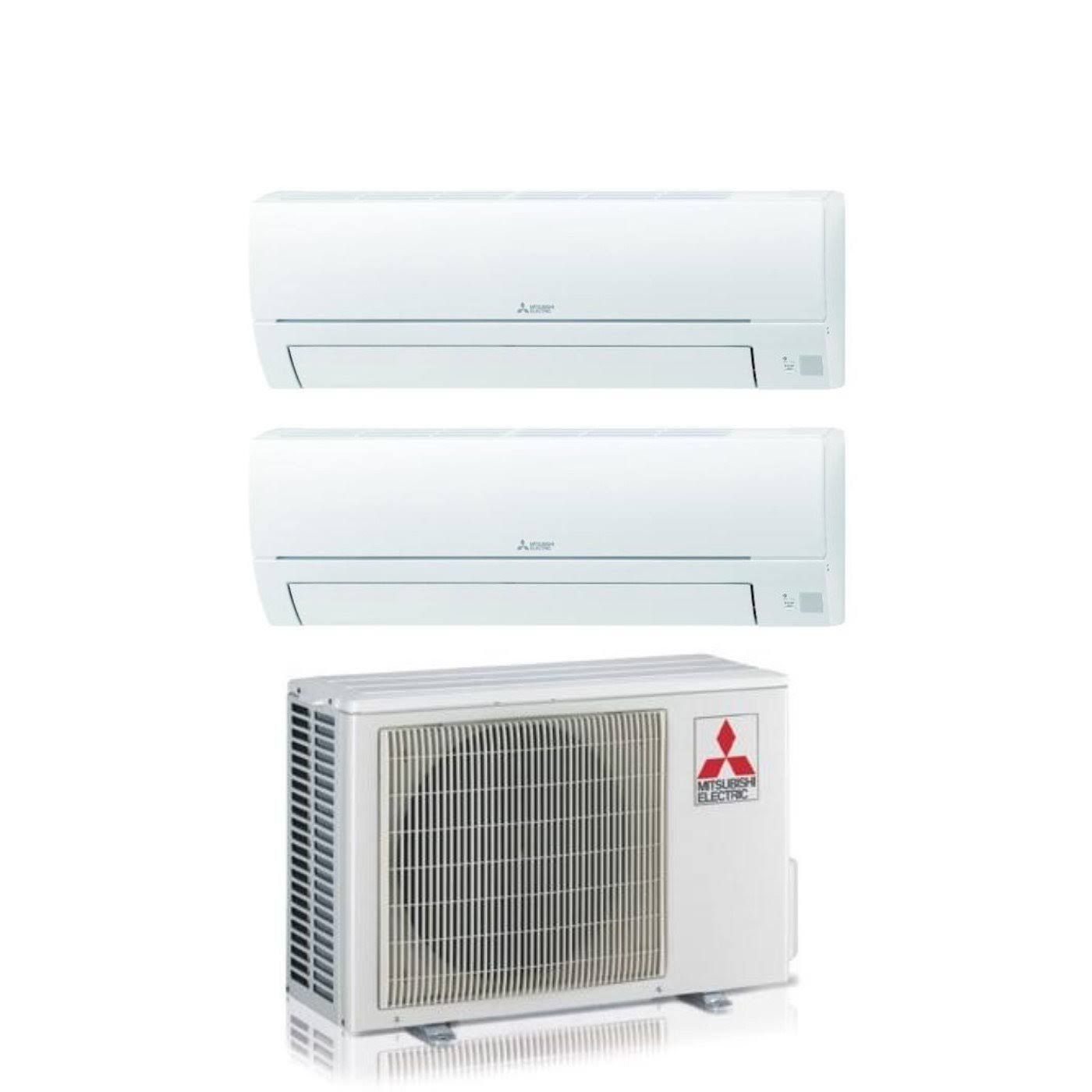 Climatizzatore Condizionatore Mitsubishi Electric Dual Split Inverter Serie Smart Msz-Hr 9+12 con Mxz-2ha40vf R-32 Wi-Fi Optional 9000+12000