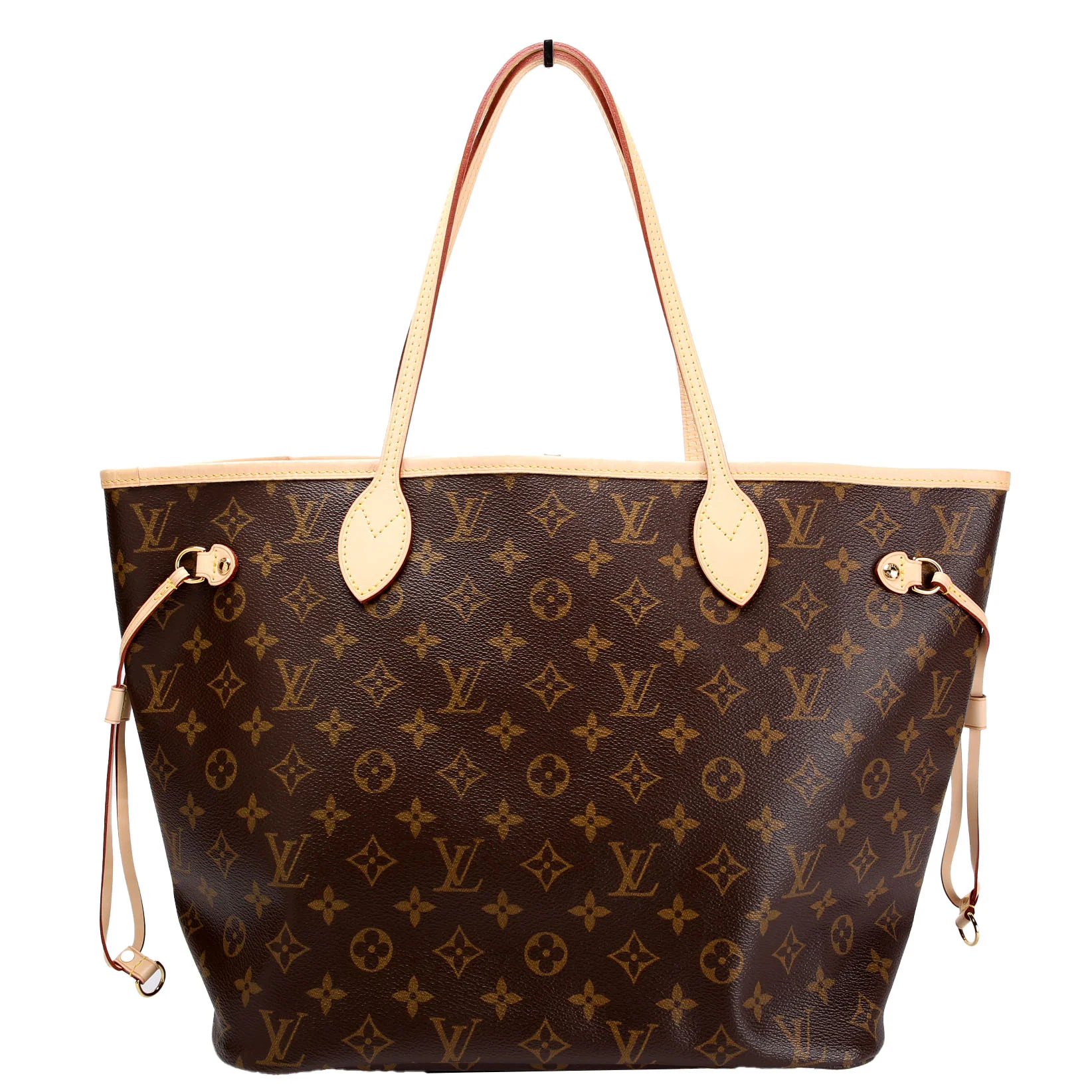 LOUIS VUITTON Neverfull MM Monogram Orange/Brown