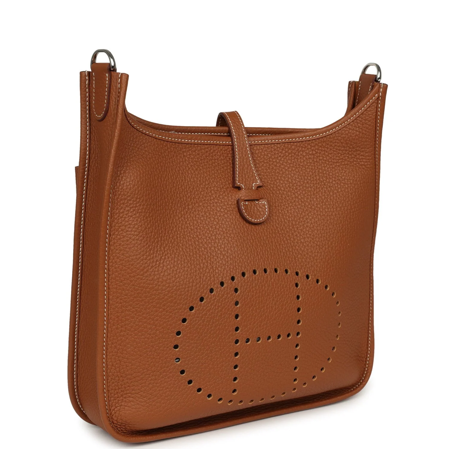 HERMÈS Evelyne III PM Gold Clemence Palladium Hardware
