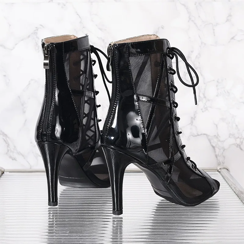 High Heels Women's Sandals New Open Toe Casual Latin Dance Shoes Girls' Ballroom Sandals Large Dance High Heels Women's Shoes 43