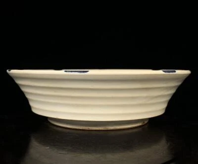 Old Chinese Xing Yao Xing Kiln Brush Washer w/flower Q1118