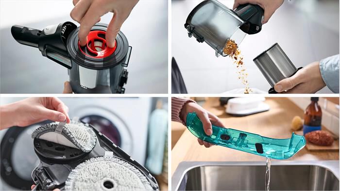 BOSCH - Aspirapolvere ricaricabile BCS71HYG4-Black,White