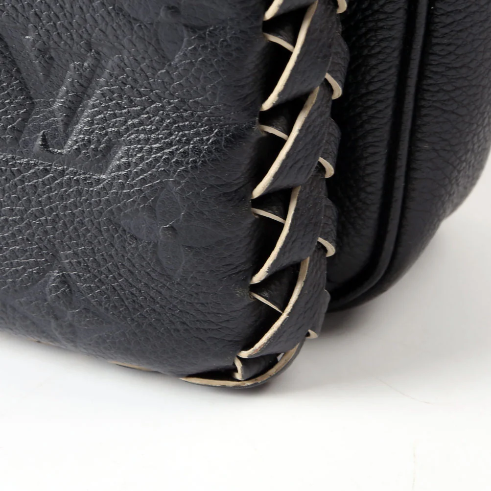 Pochette Metis Empreinte Braided Black