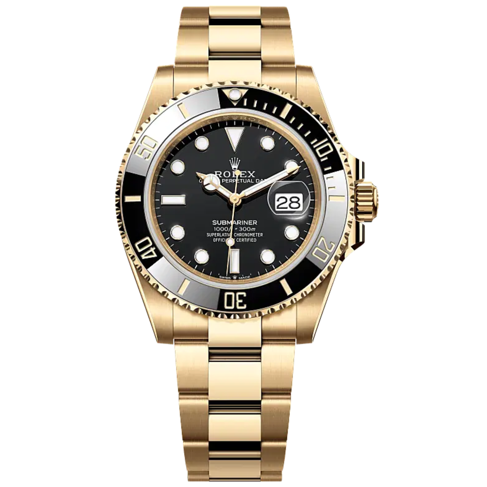 Rolex Submariner M126618LB-0002 41mm BLACK 18K Yellow Gold