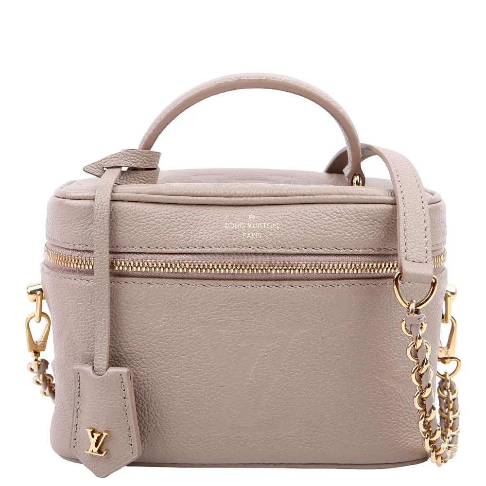 LOUIS VUITTON Vanity PM Empreinte Taupe