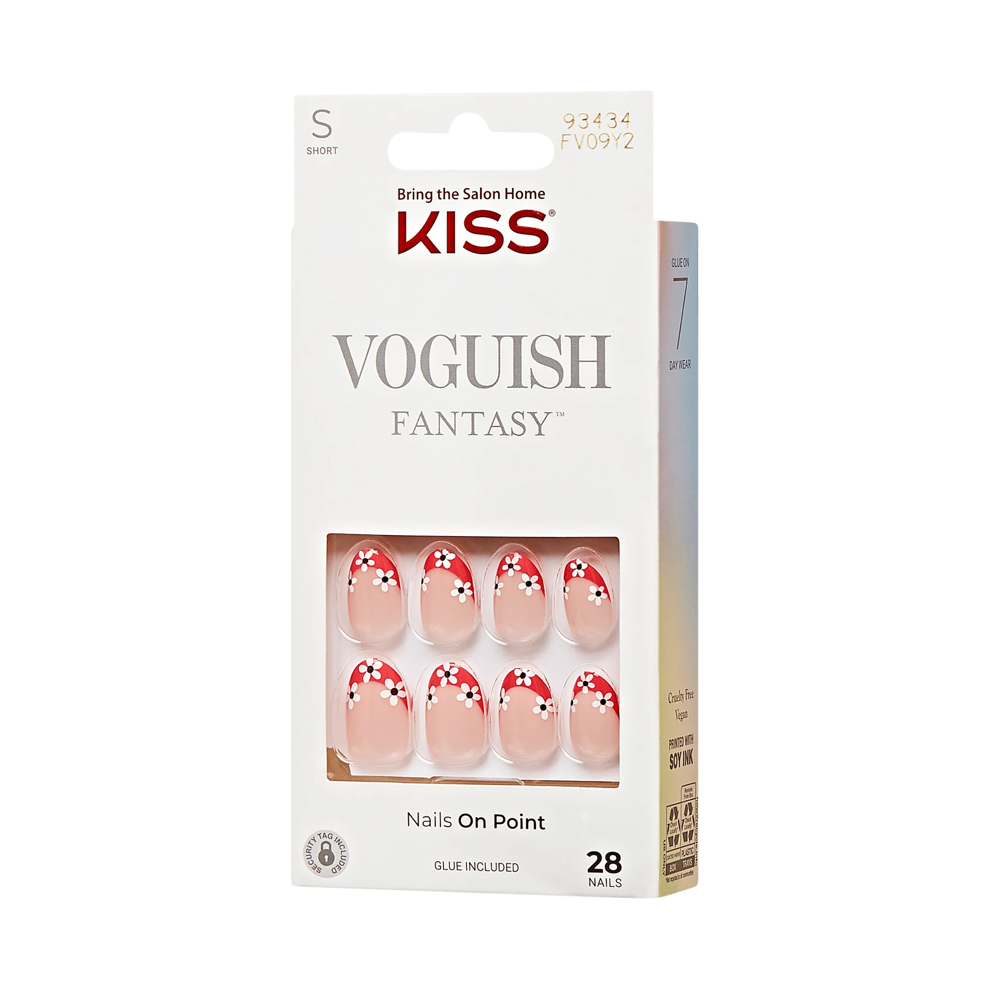 KISS Voguish Fantasy Press On Glue Nails - Livin Up