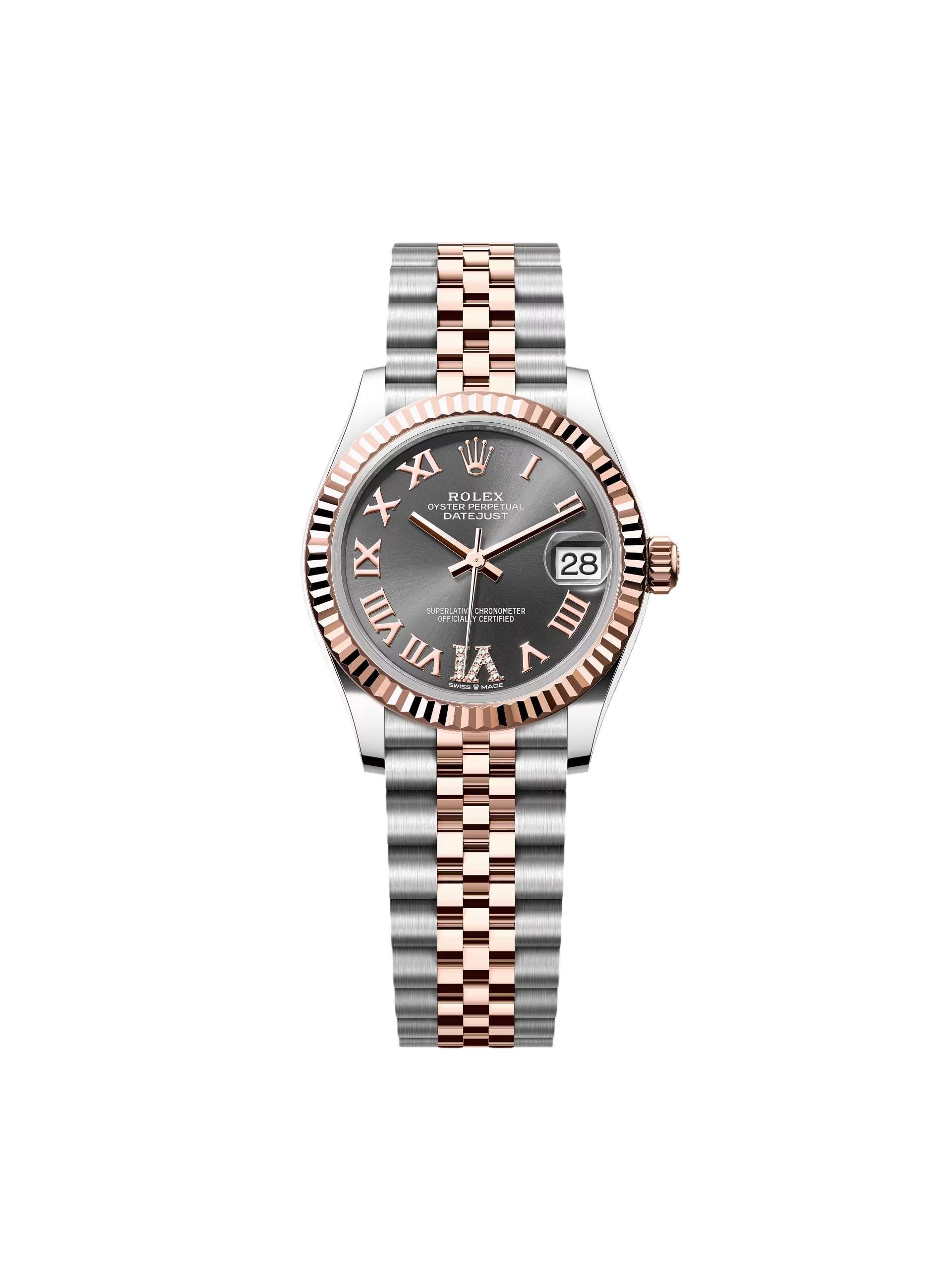 RLX Datejust m278271-0029/0030 Slate 31mm Dial Oyster Bracelet Watch