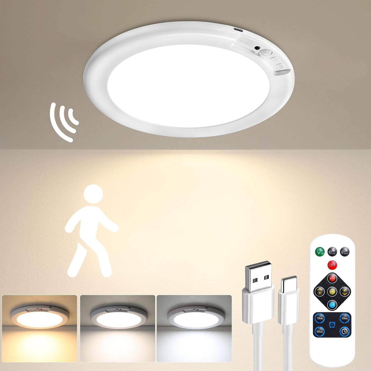 Magnetic Wireless Ceiling Light