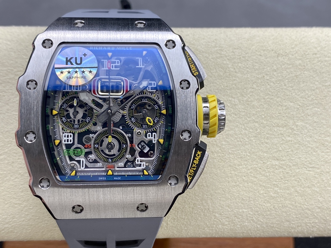 【7A Quality】Richard Mille RM11-03 Automatic Chronograph Flyback Felipe Massa