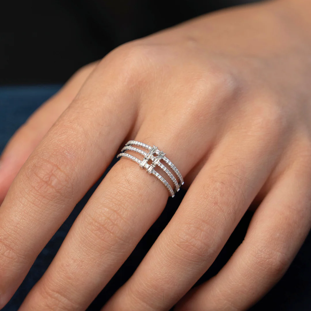 Axis Diamond Ring